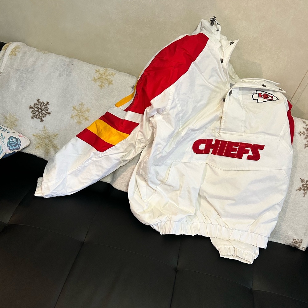 White and Red Chiefs Jacket